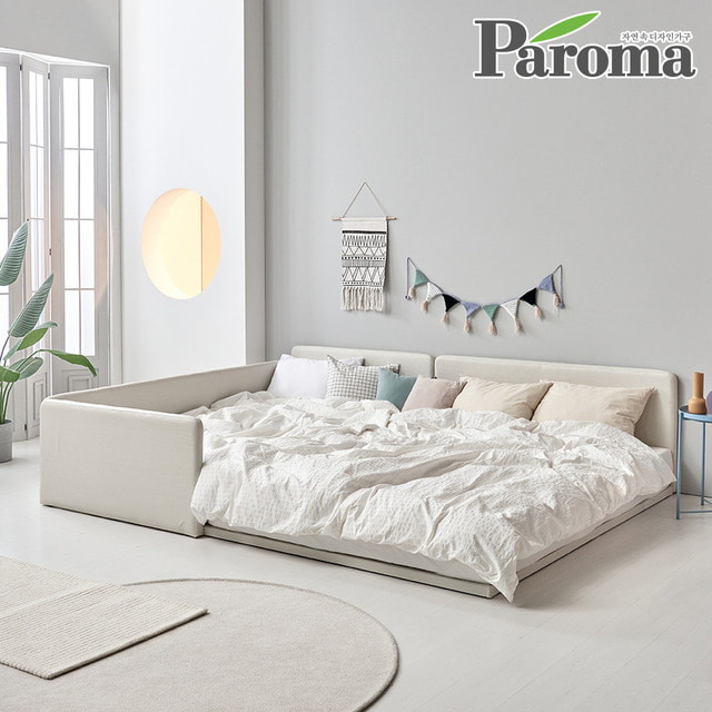 파로마-파로마 유어 낮은 저상형 패밀리 가족 침대 프레임 슬림 가드 E0등급 SS+SS