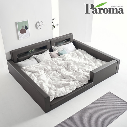 파로마-파로마 디어 LED 저상형 패밀리 침대 SS+Q